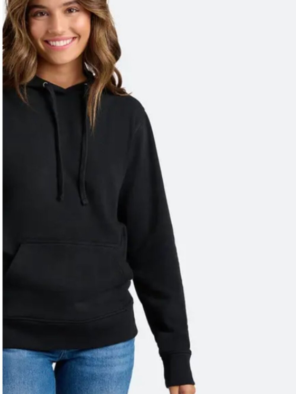 Like New XS Modal Cotton MeUndies French Terry Pullover Hoodie Black